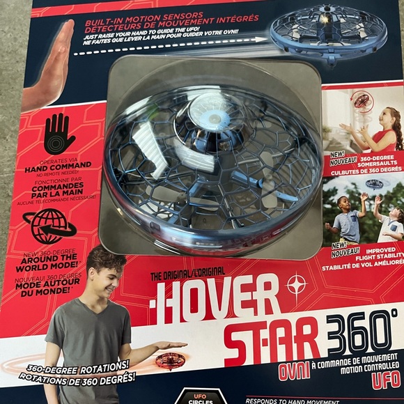 Hover Star 360 Motion Controlled UFO - BLUE - Picture 2 of 3